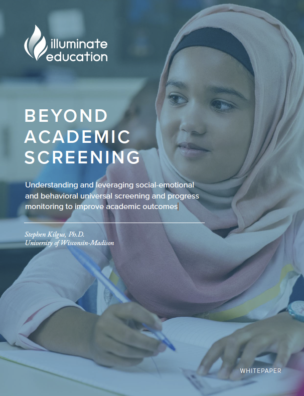 Beyond Academic Screening: Understanding and Leveraging Social-Emotional and Behavioral Assessments